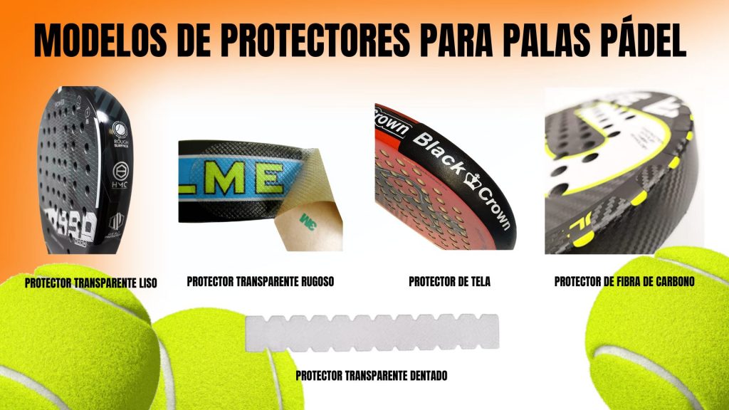 Protector para pala transparente de la marca NOX Pádel