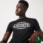 Camiseta Lacoste Sport Tejido Punto Ecologico Negra